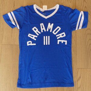 Paramore Blue & White Graphic T-Shirt Self-Titled Era 2013